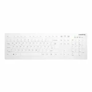 CONTOUR ACTIVE KEY Keyboard AK-C8112 Medical wireless sealed [DE] white IP68 +++ kabellos, vollversiegelt, IP68